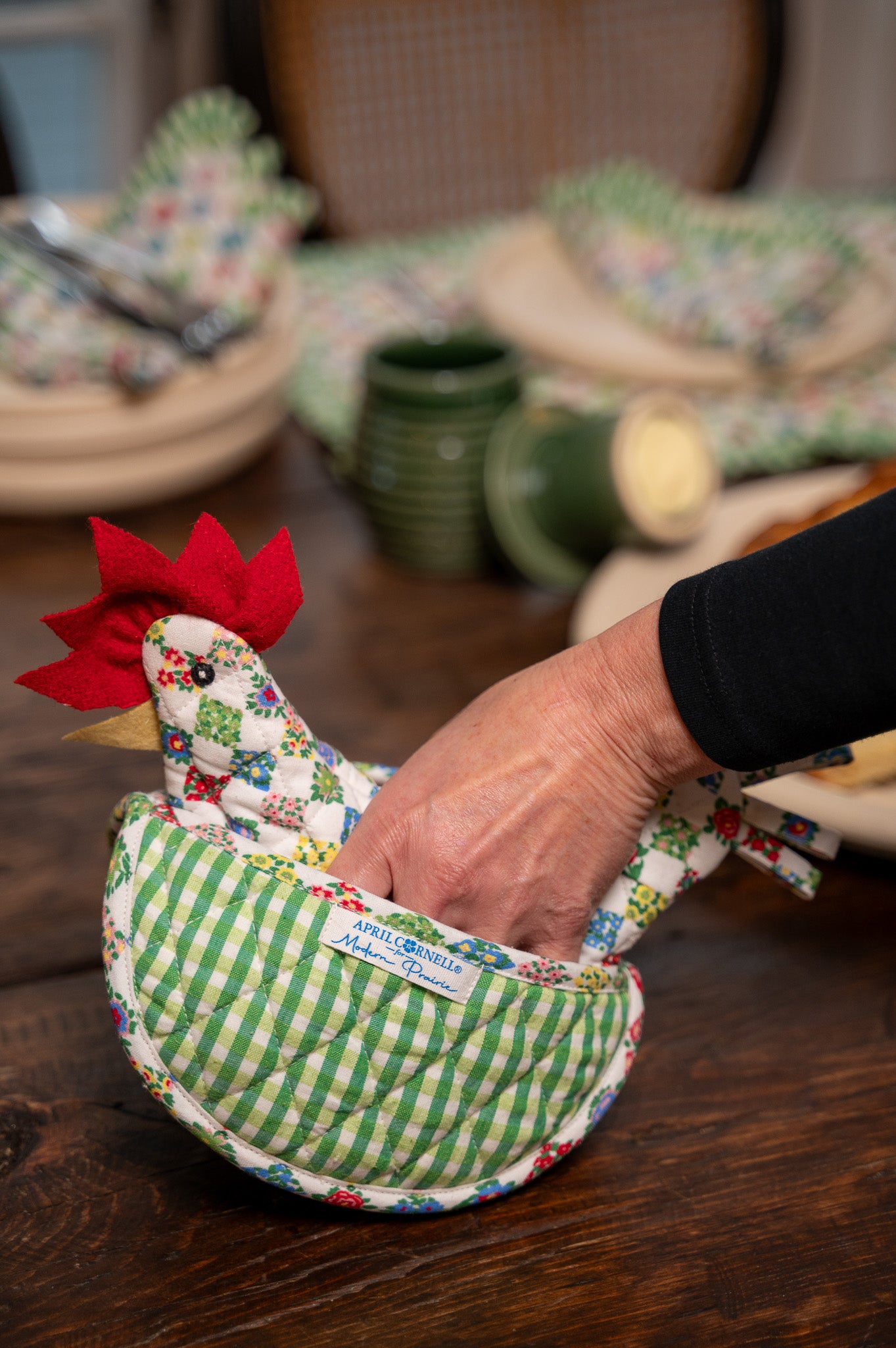 Rebecca Happy Hen Mini Mitt