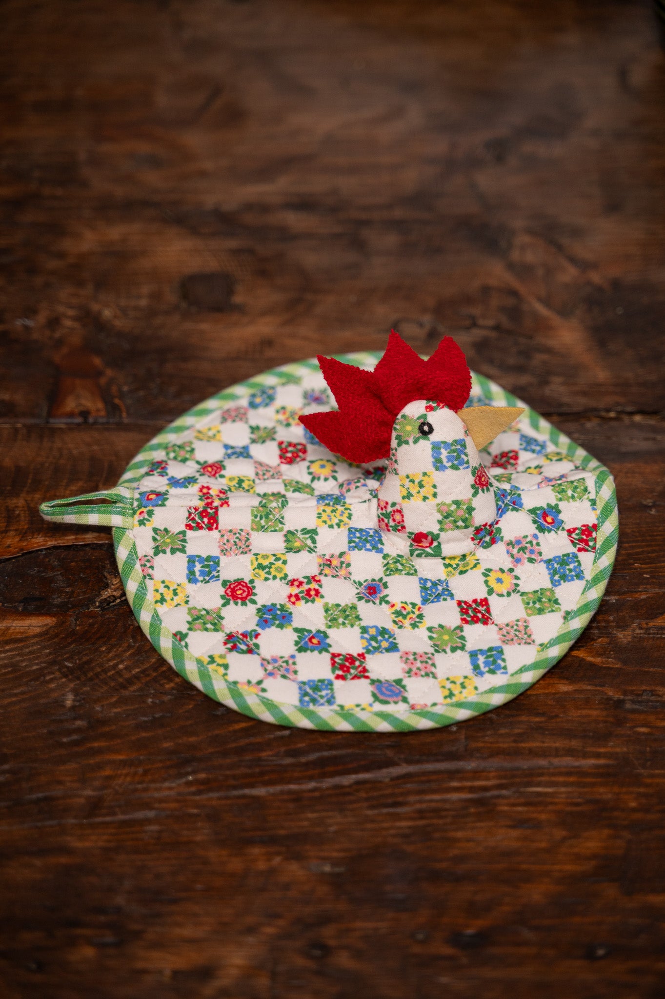 Rebecca Happy Hen Potholder