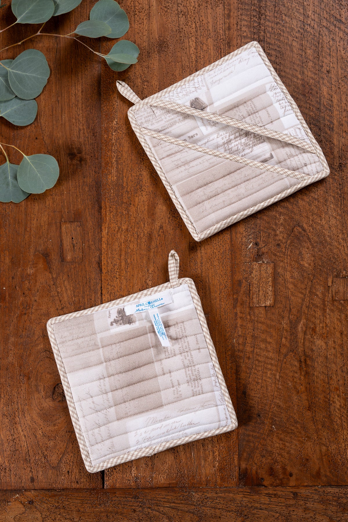 Family Recipe Origami Potholder