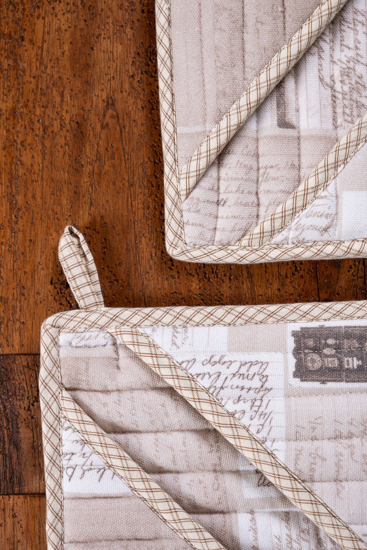 Family Recipe Origami Potholder
