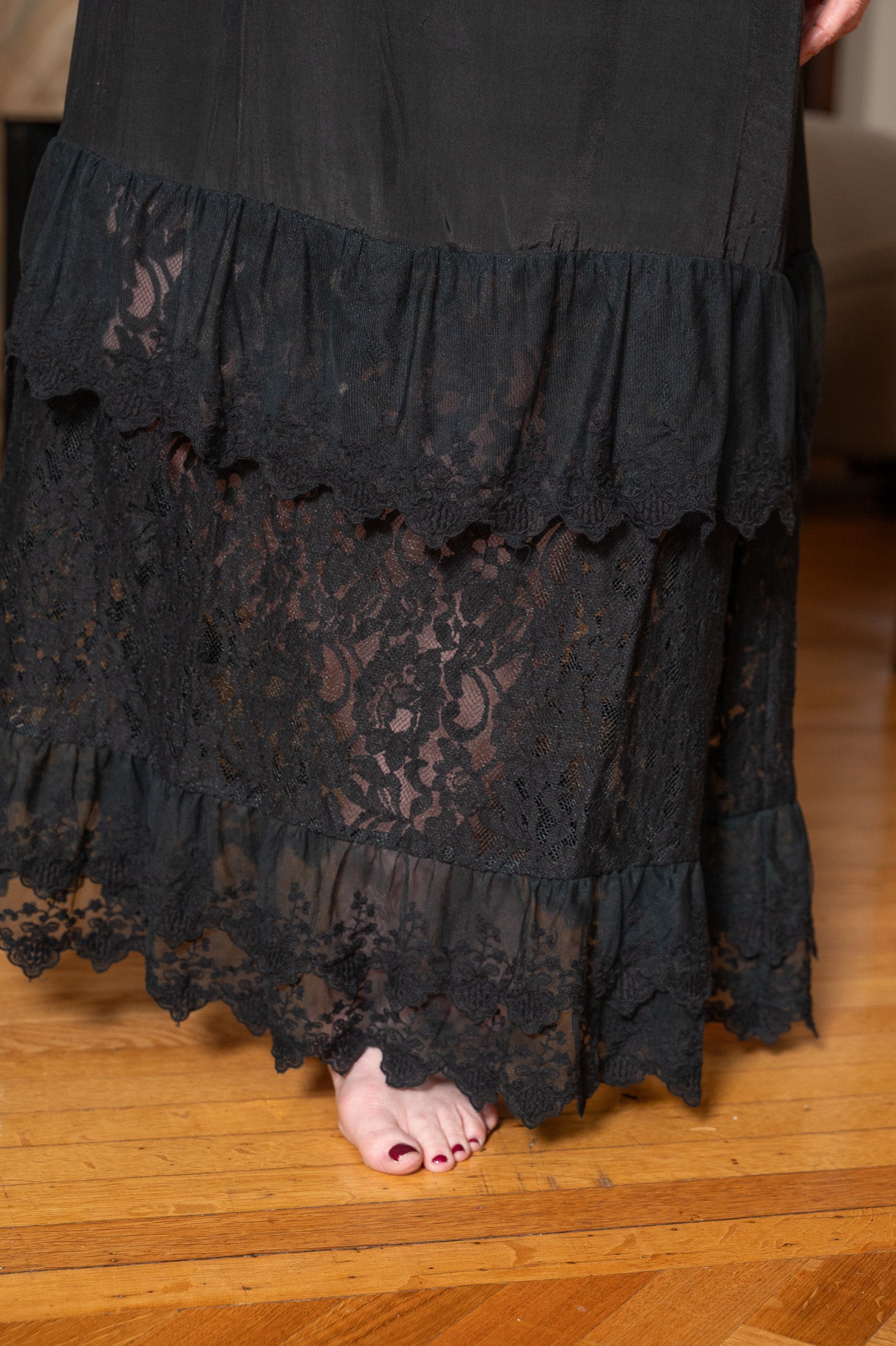 Camile  Slip in Black