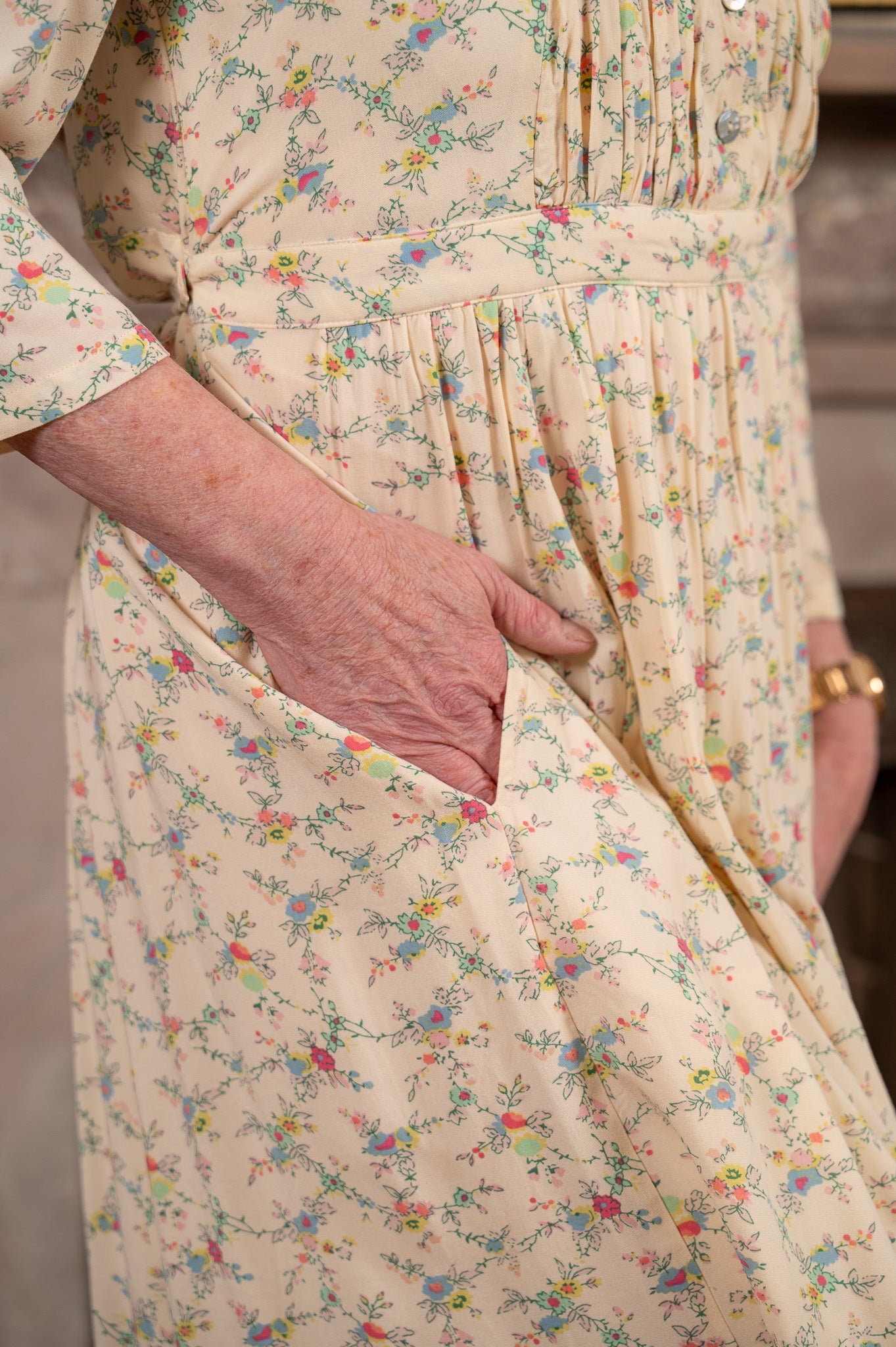 Samantha Laura Dress | April Cornell 3/4 Sleeve - Modern Prairie Inc.