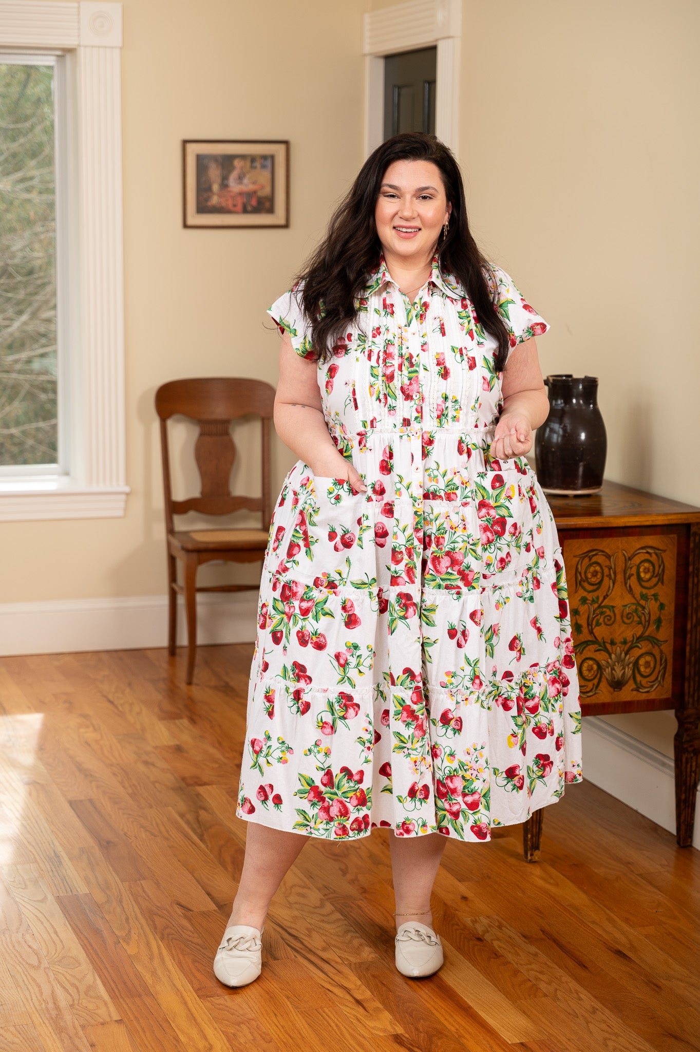 The Strawberry Prairie Dress