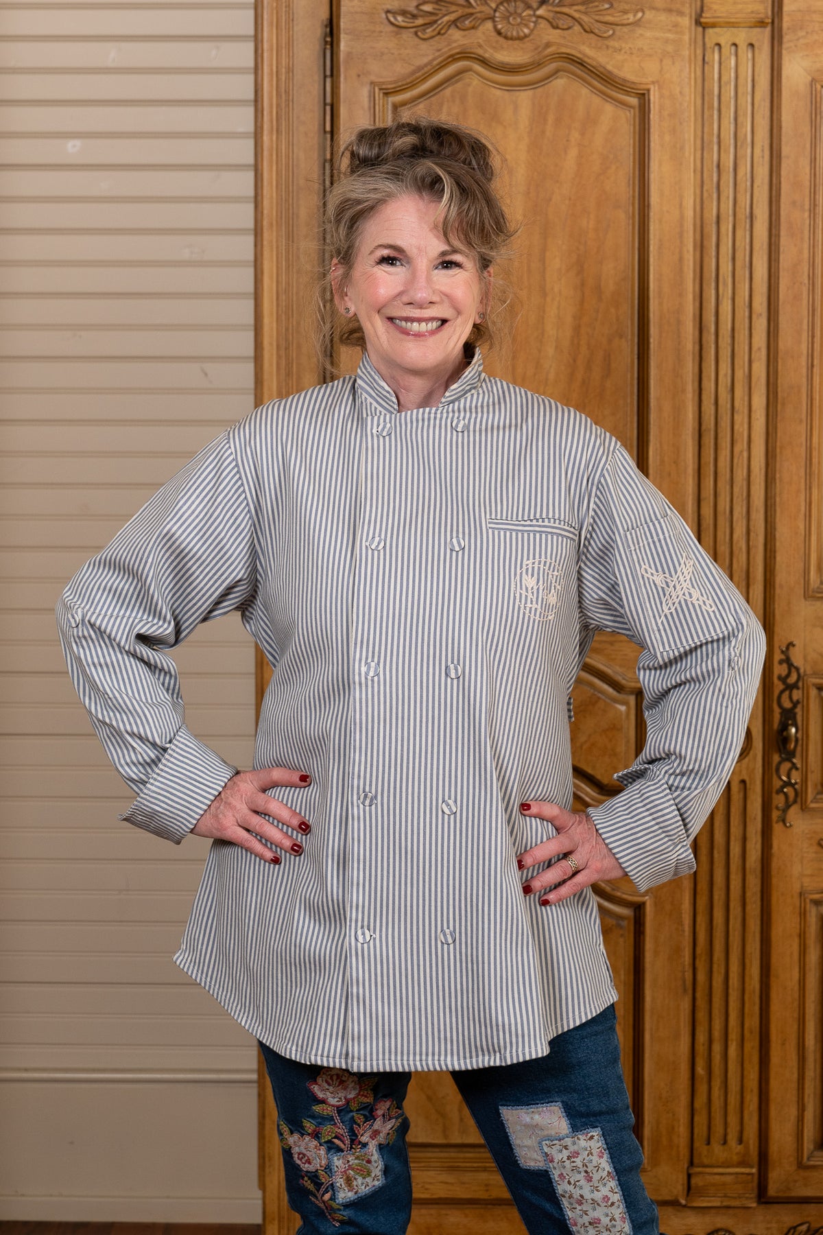 Homestead Stripe chef's coat