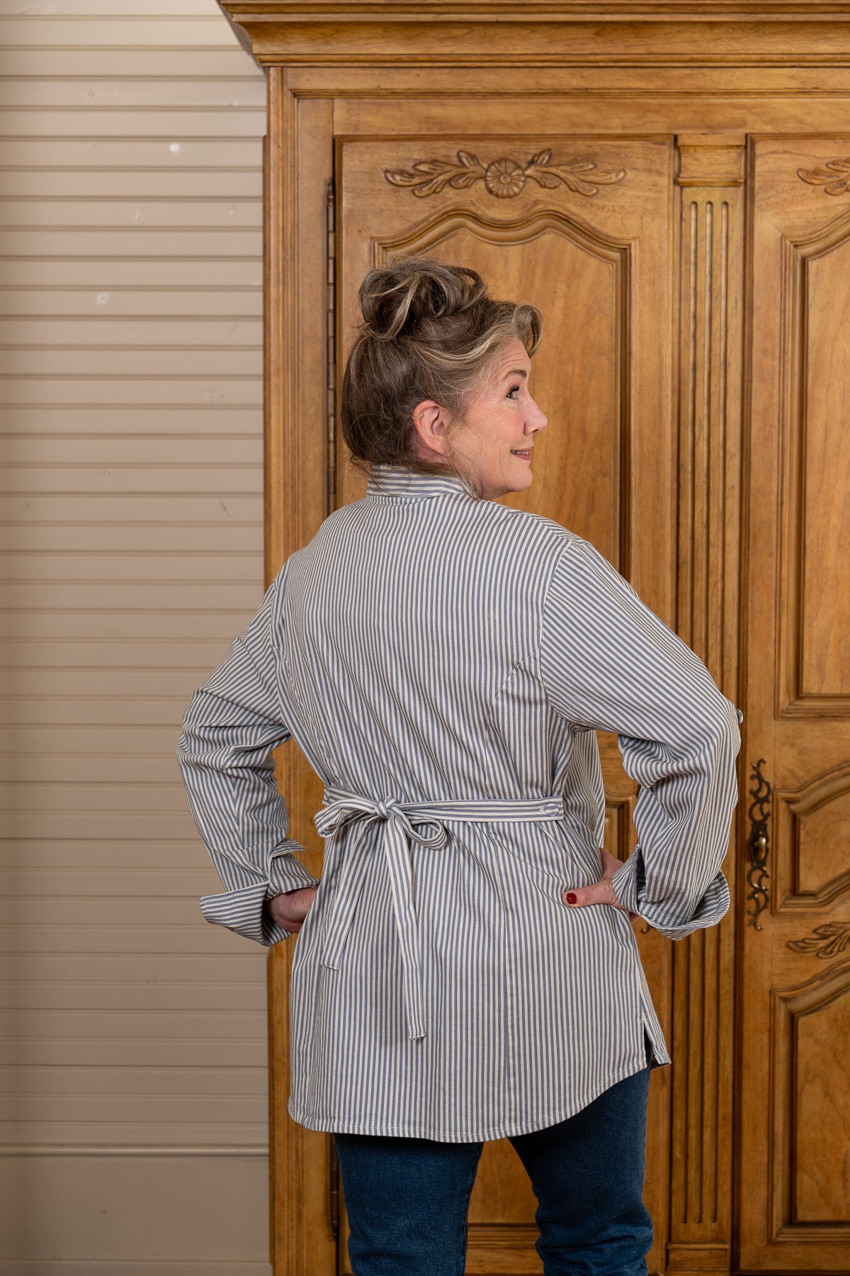 Homestead Stripe chef's coat