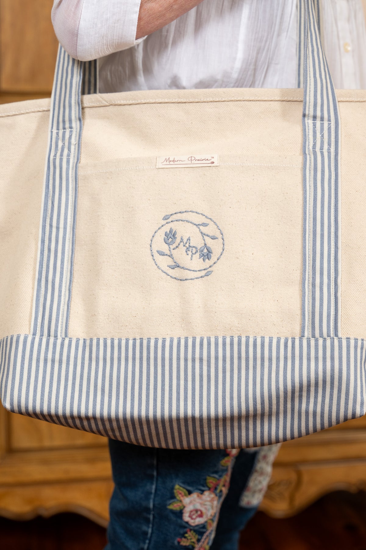 Homestead Stripe Tote Bag