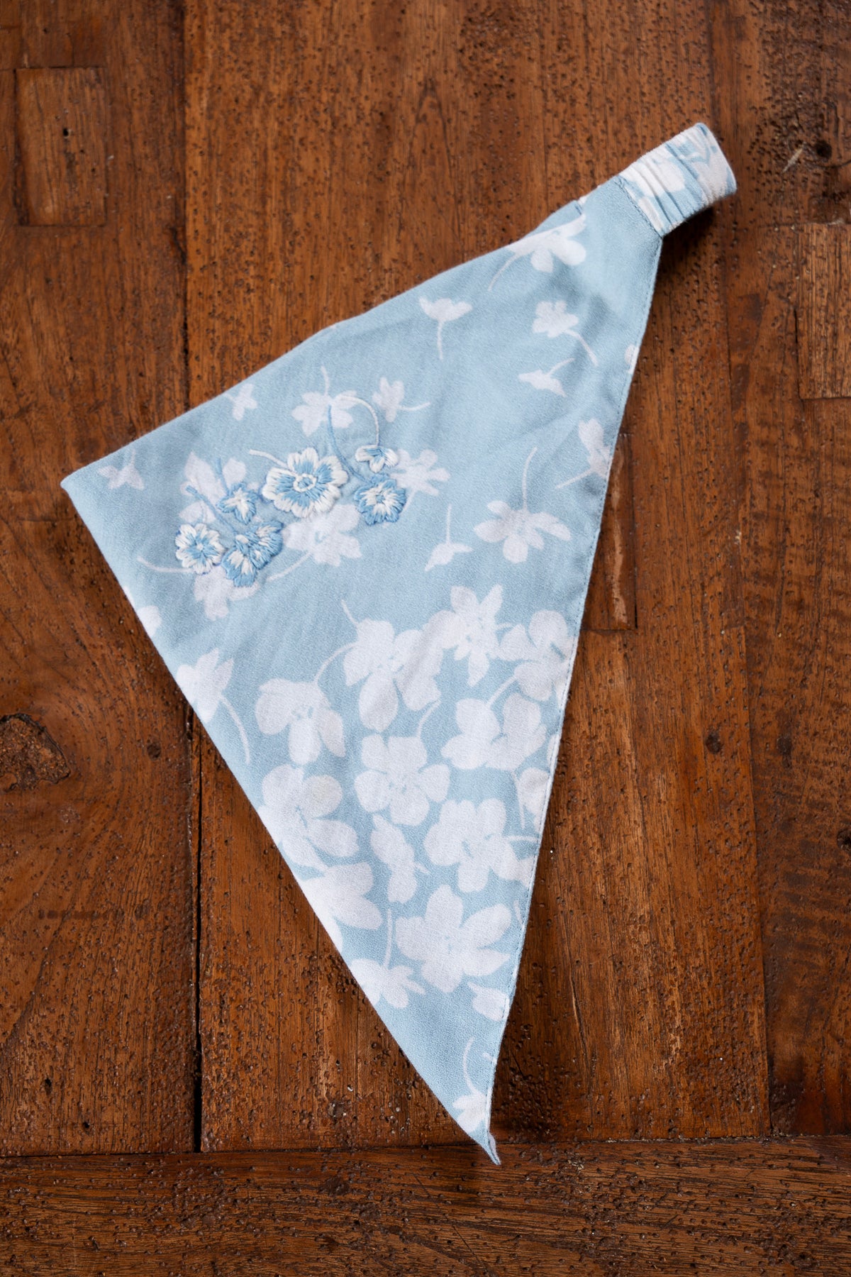 Stripe and Floral Kerchiefs, Set of 2