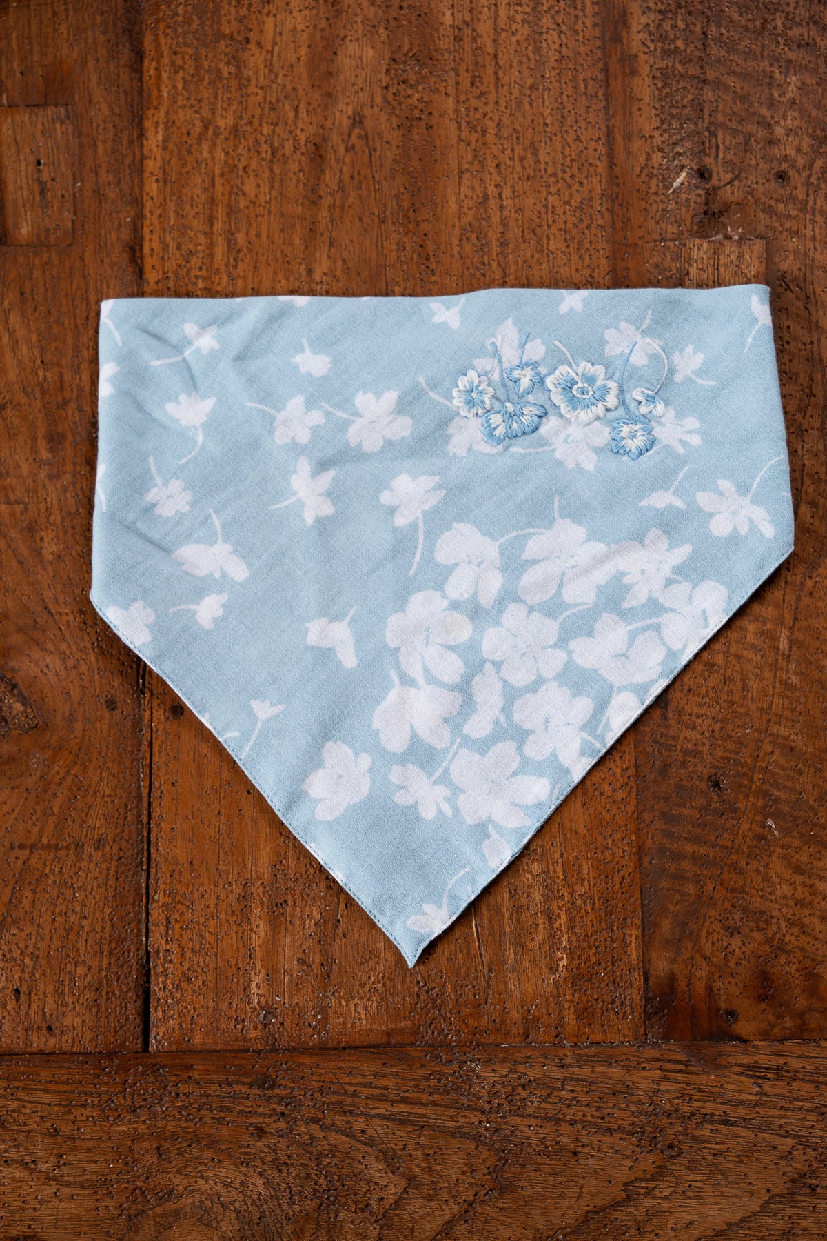 Stripe and Floral Kerchiefs, Set of 2