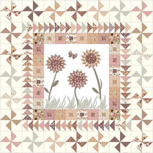 Sunflower Surprise Online Quilt Course