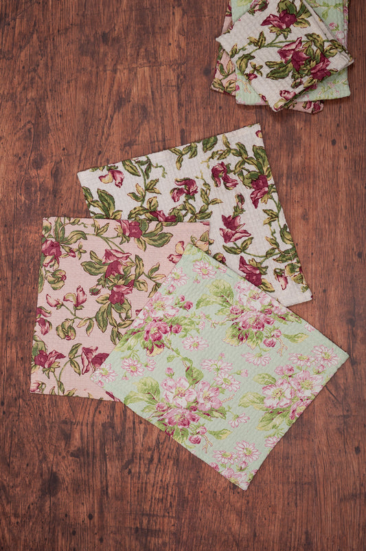 Lot de 2 serviettes de table d'automne | Tissu cretonne 121g/m² 100 Lot de 2 serviettes de table d'automne | Tissu cretonne 121g/m² 100