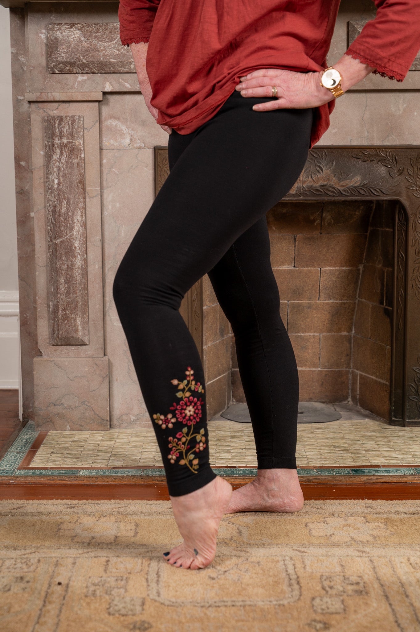 Tapestry Legging in Black