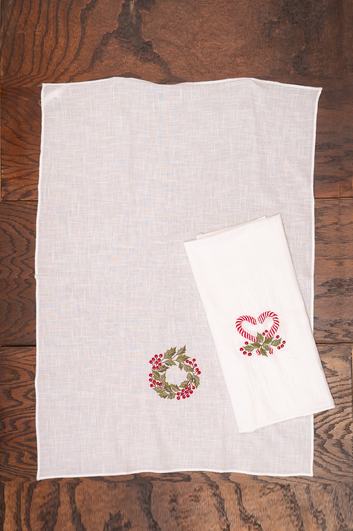 Feel the Love Holiday Tea Towels, Set of 2