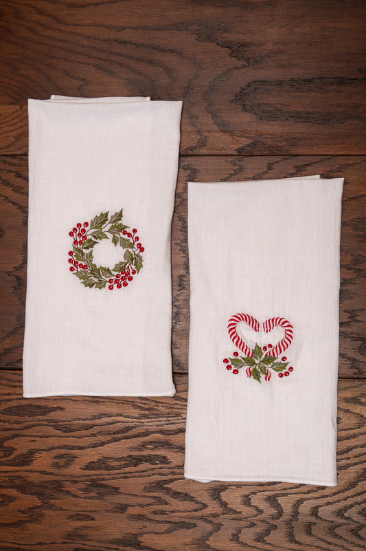 Feel the Love Holiday Tea Towels, Set of 2