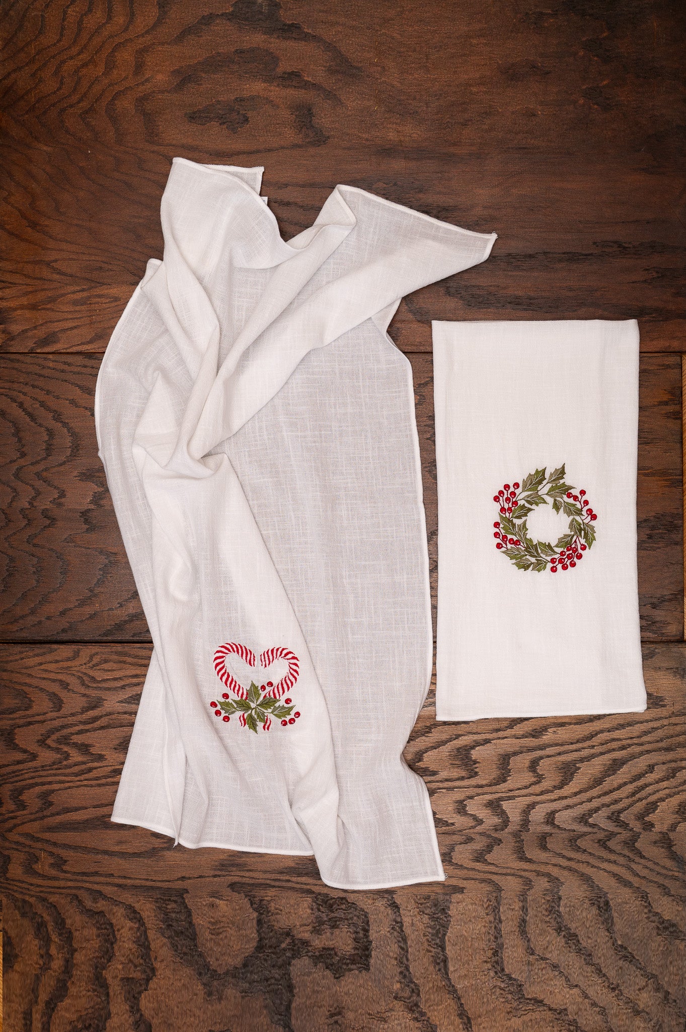 Feel the Love Holiday Tea Towels, Set of 2