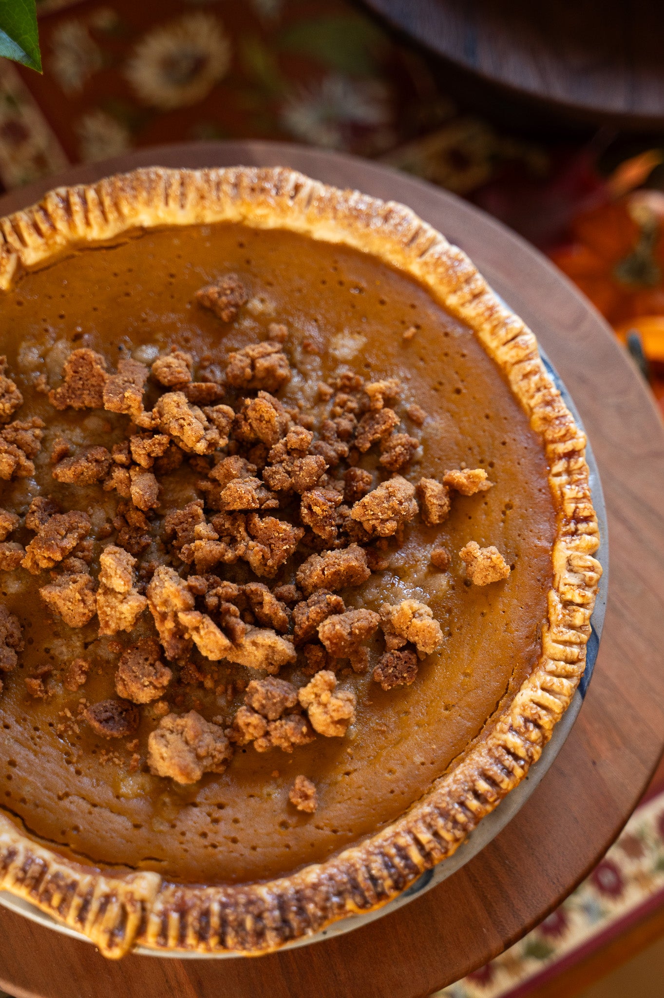 Wildflower Ceramic Pie Plate
