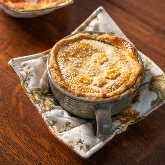 Marguerite & Musical Floral Bowl Cozies, Set of 2