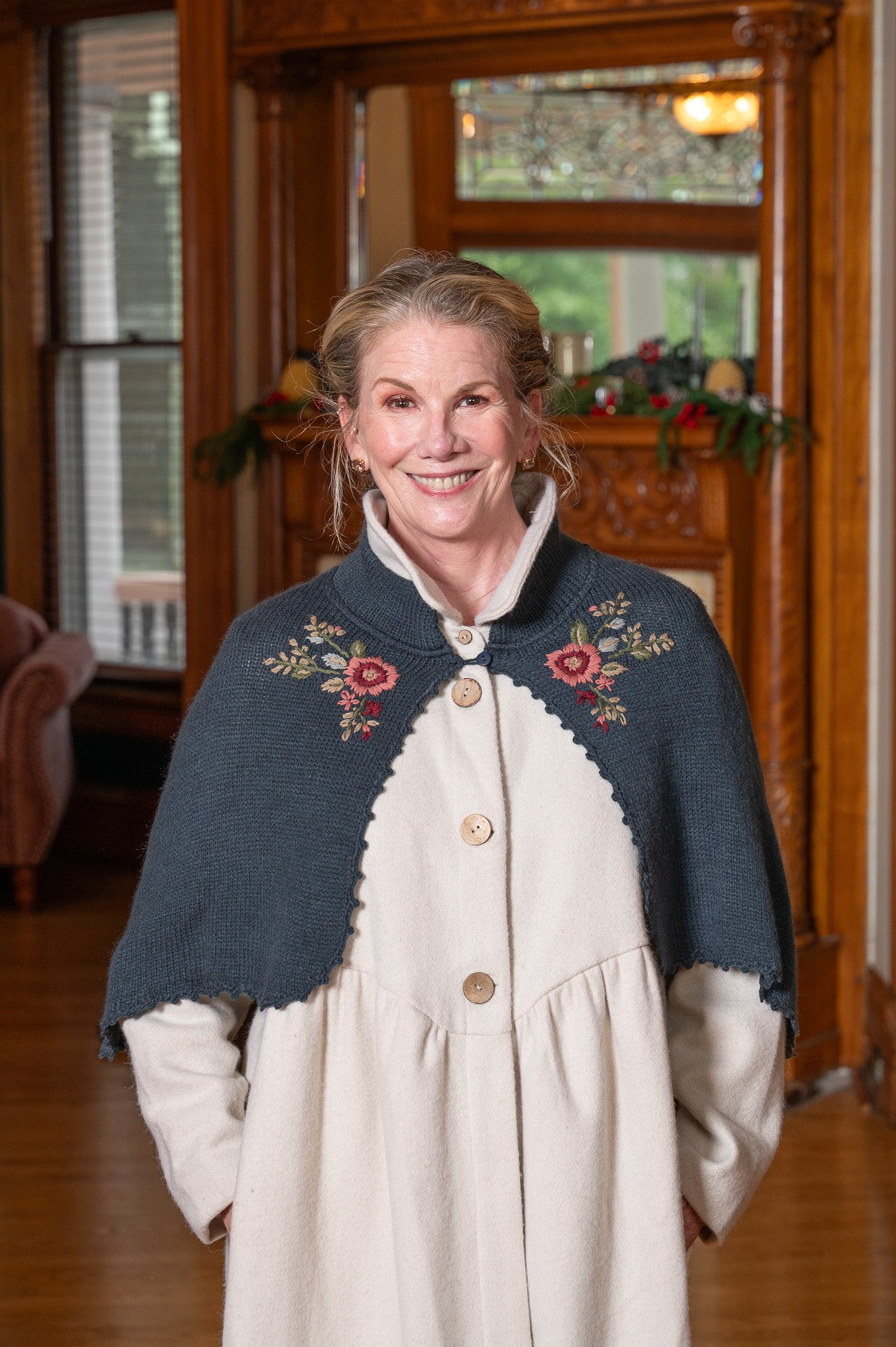 French Rose Sweater Capelet