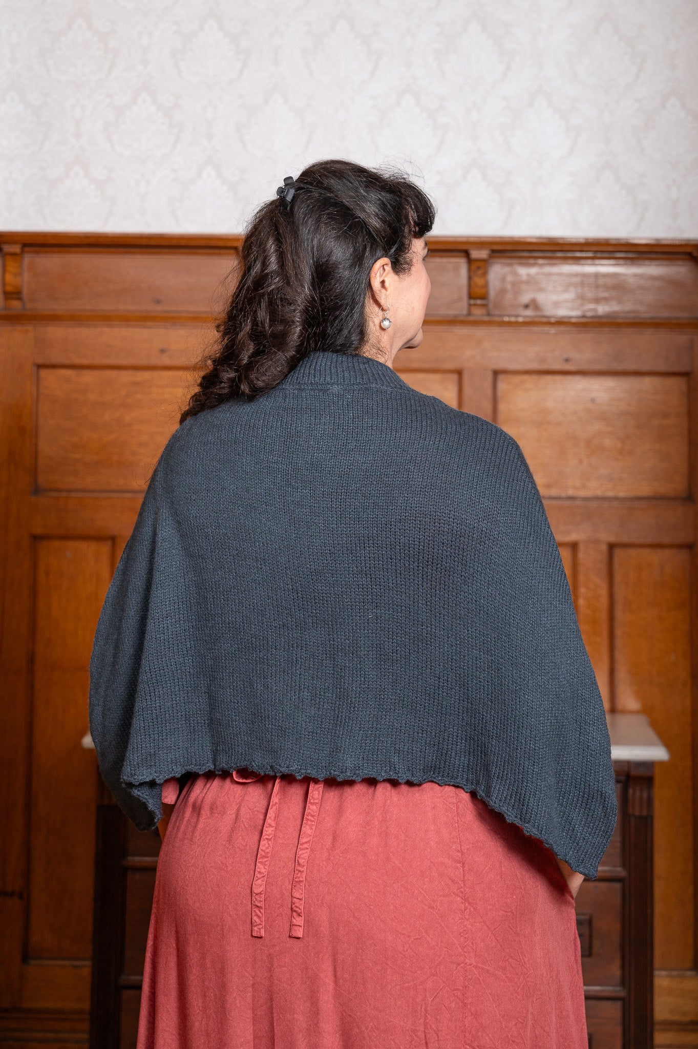 French Rose Sweater Capelet