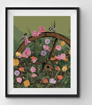 Vintage Garden Paint by Numbers