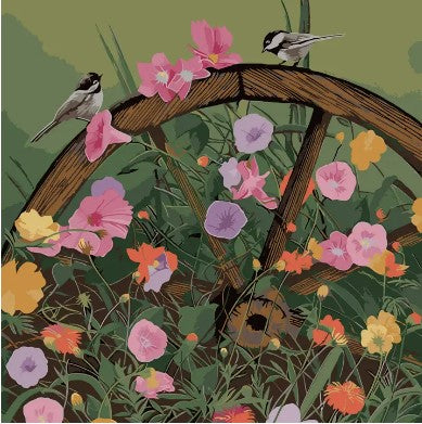 Vintage Garden Paint by Numbers