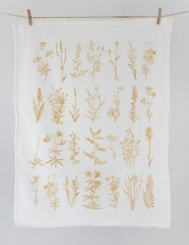 Prairie Flowers Tea Towel