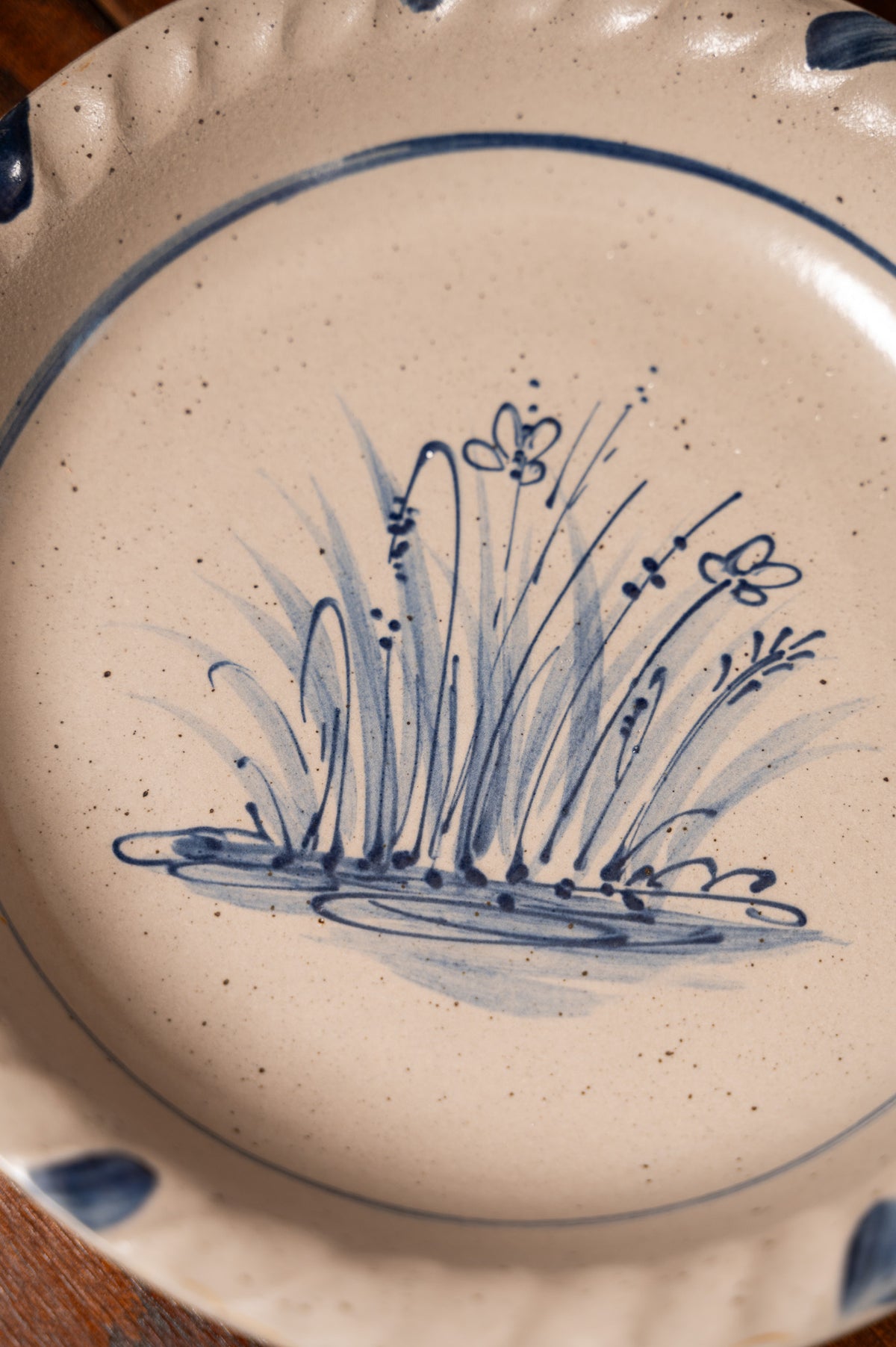 Ceramic Pie Dish | Wildflower Pie Plate | Modern Prairie