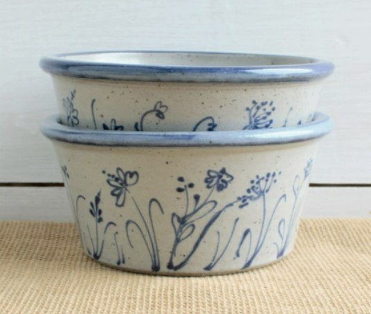 Wildflower Ceramic Berry Bowl