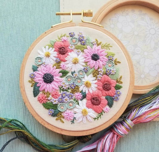 Wildflowers Embroidery Kit