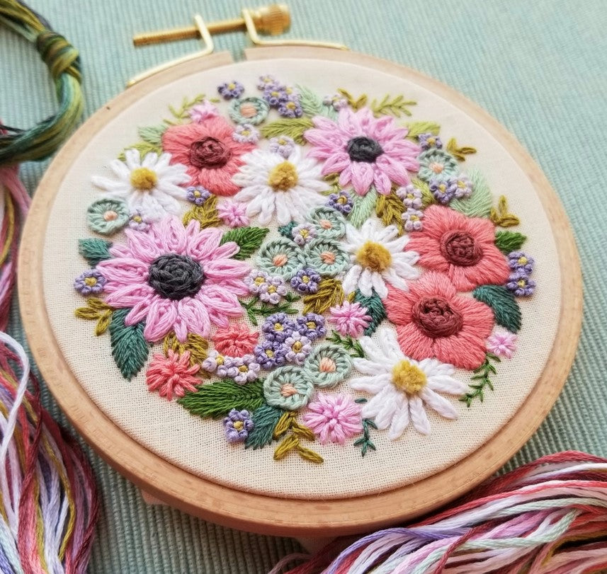Wildflowers Embroidery Kit
