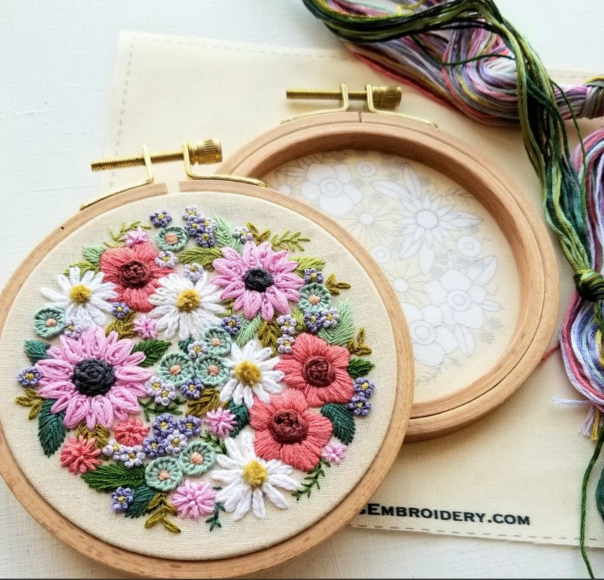 Wildflowers Embroidery Kit