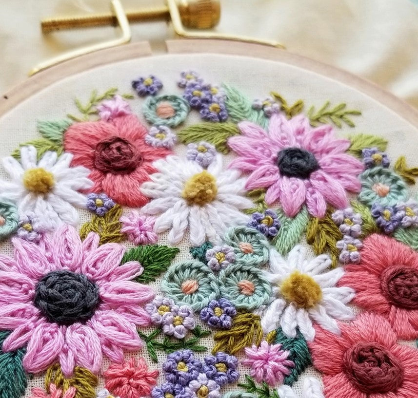 Wildflowers Embroidery Kit