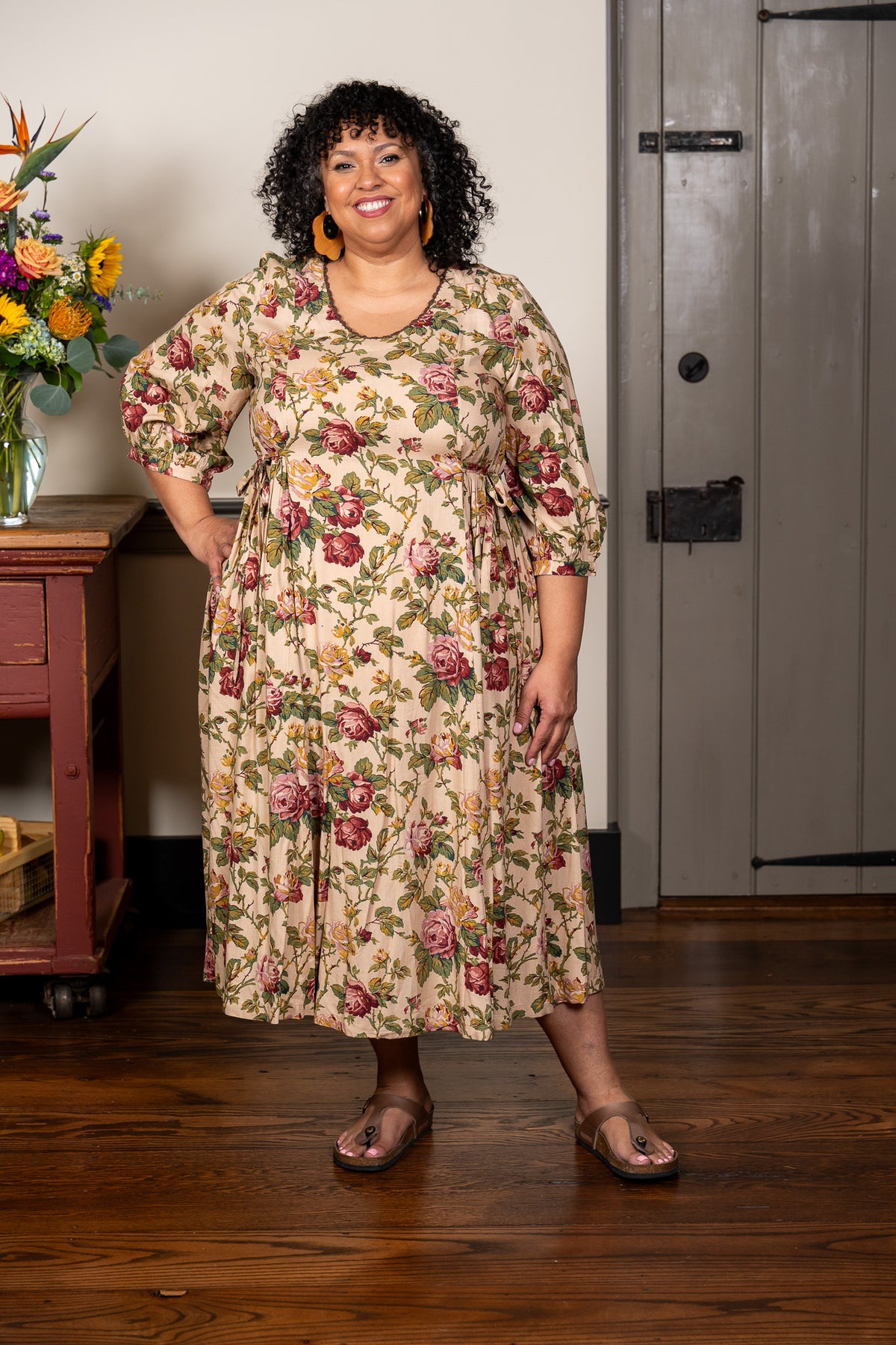 Winter Rose Dress