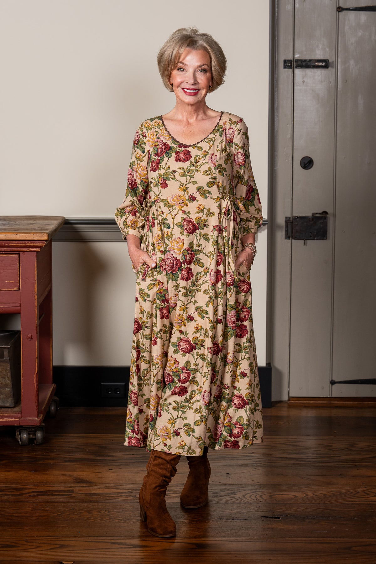 Winter Rose Dress