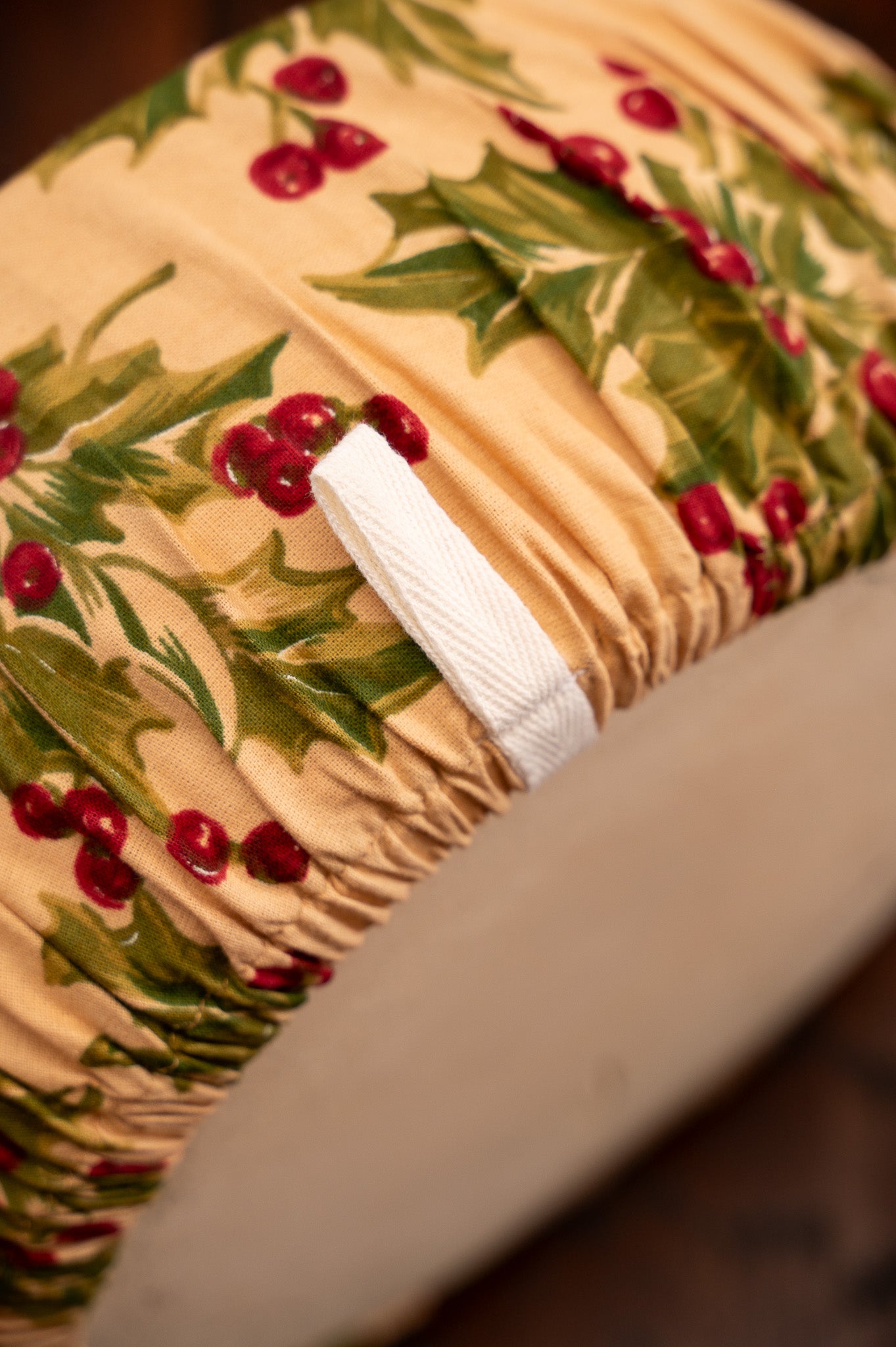 Holly Winterberry Bowl Covers, Set of 2