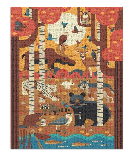 Woodland Forest Animals Jigsaw Puzzle