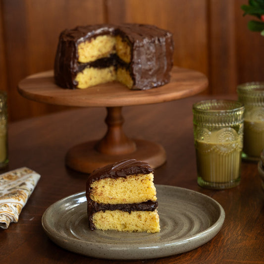 Mocha Ridges Everyday Plate