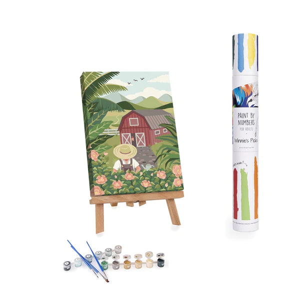 Gardening Afternoon Paint-By-Numbers Kit