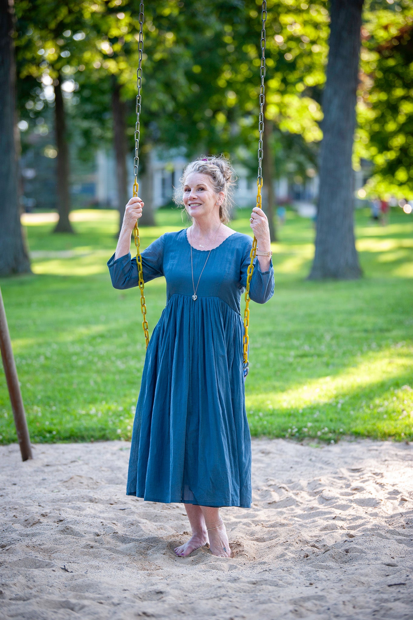 Bronte Dress in Dark Slate - 4X Bronte Dress in Dark Slate - 4X