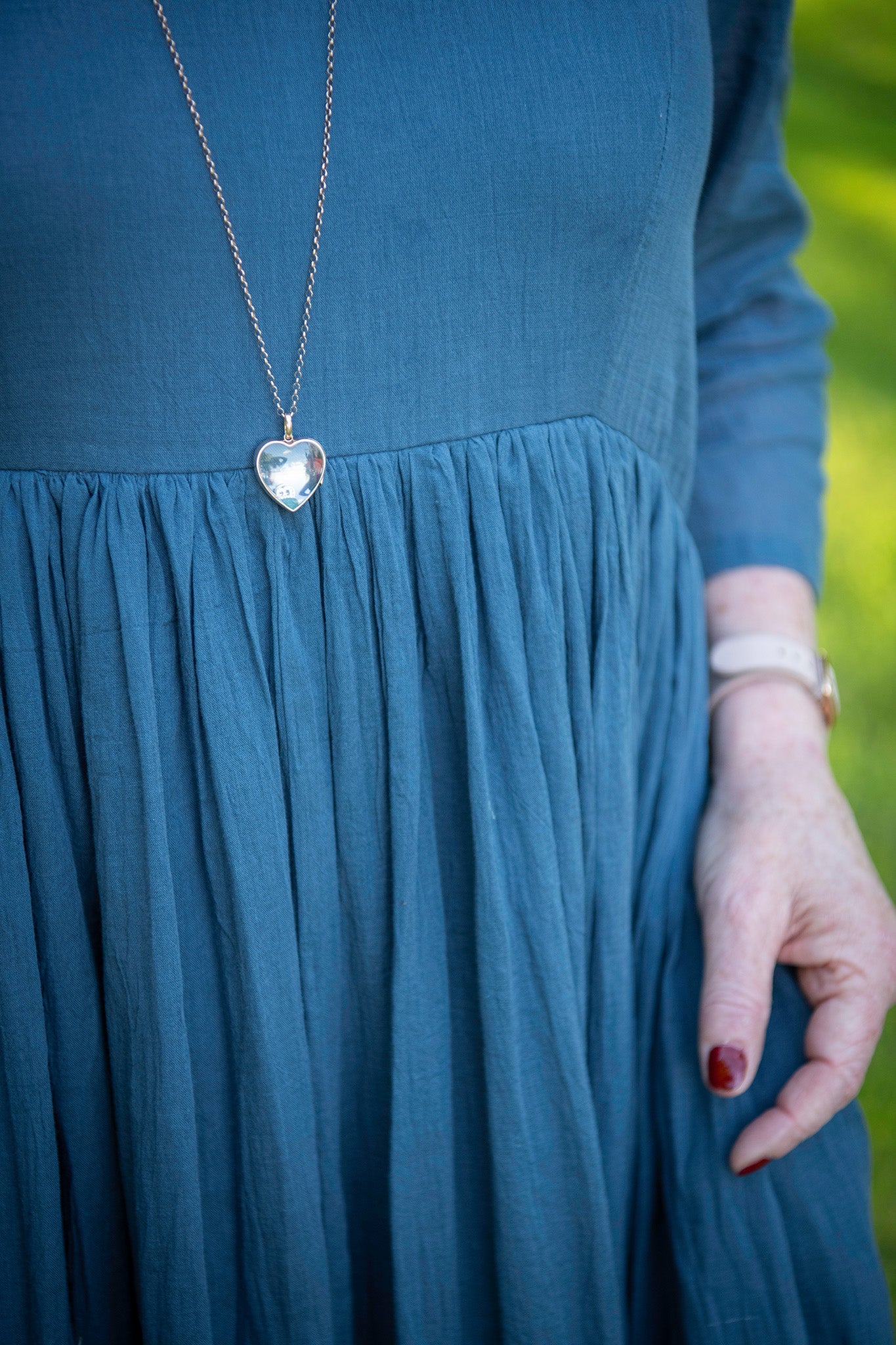Bronte Dress in Dark Slate