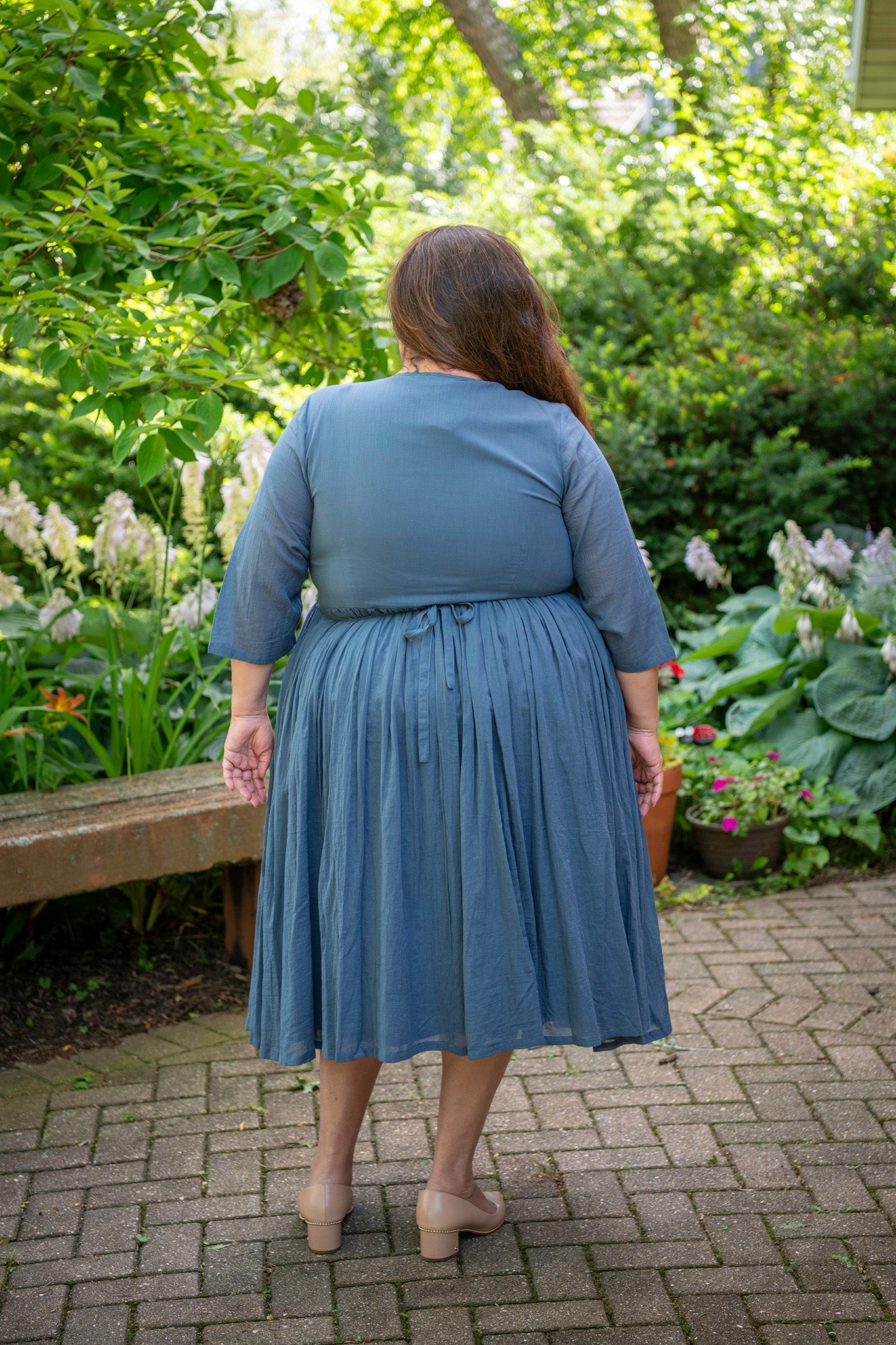 Bronte Dress in Dark Slate