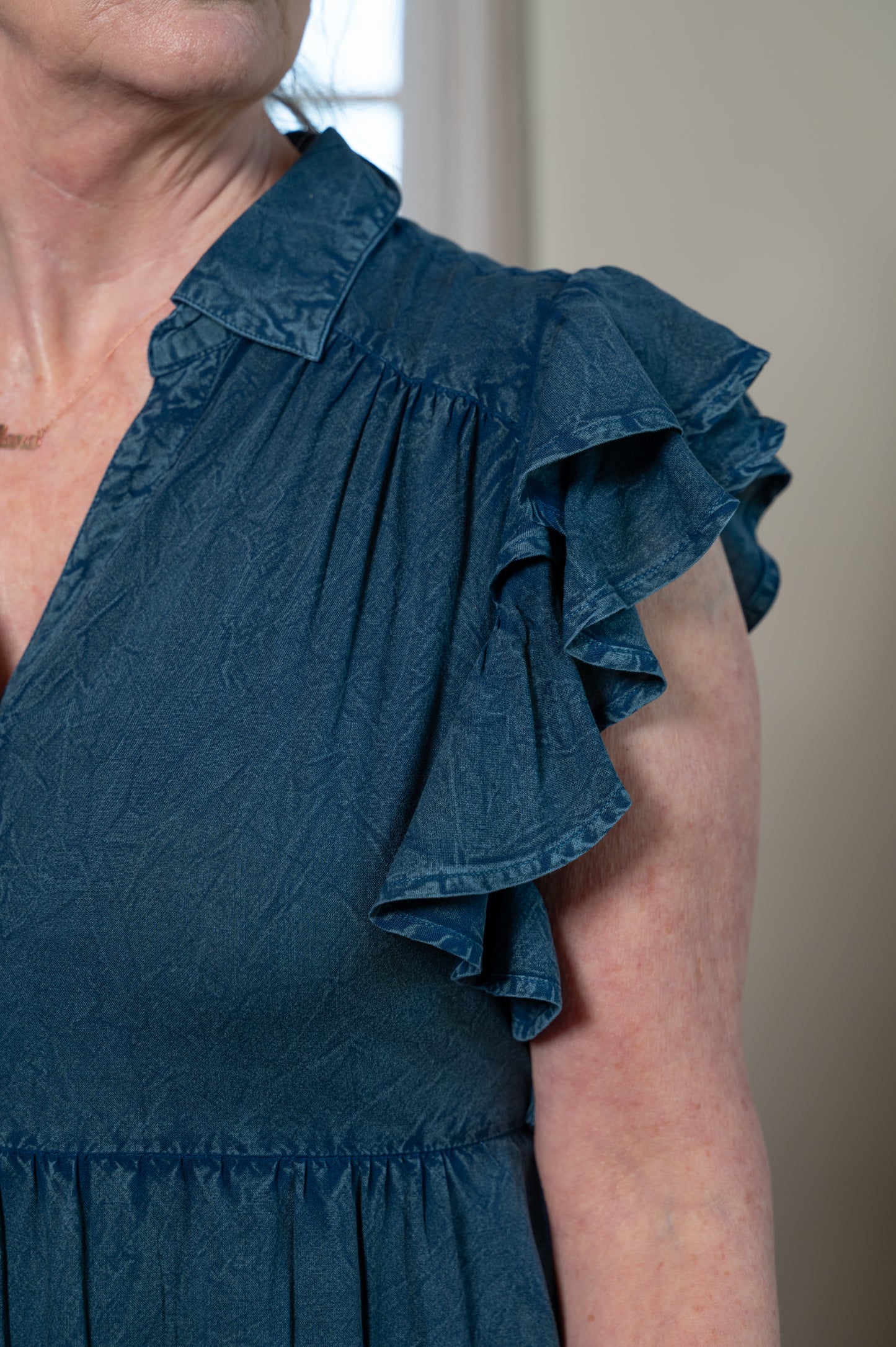 Cecelia Dress in Sunwashed Blue