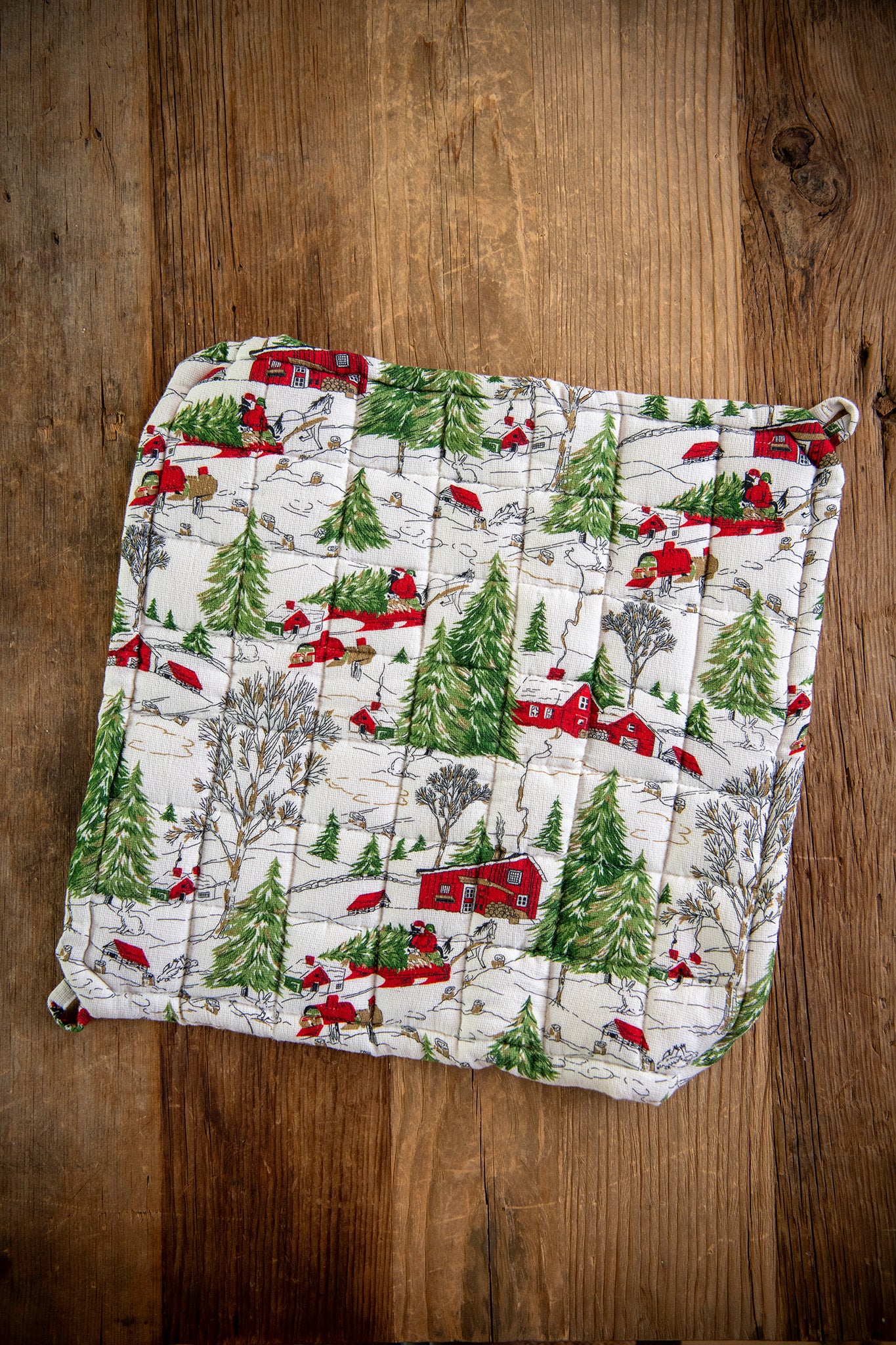 Christmas Prairie - Village Easy-As-Pie Carrier