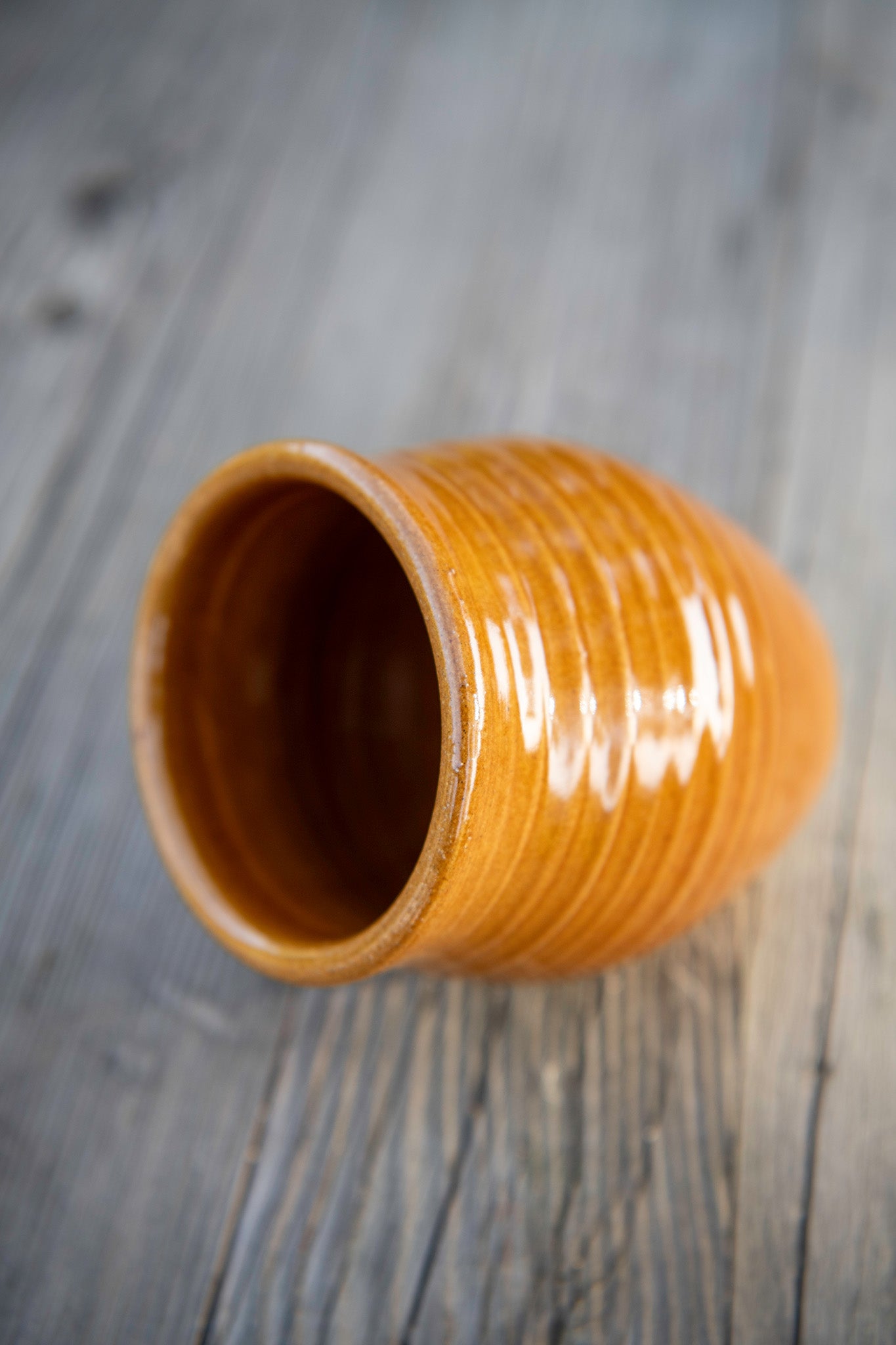Cinnamon Glaze Salt Cellar