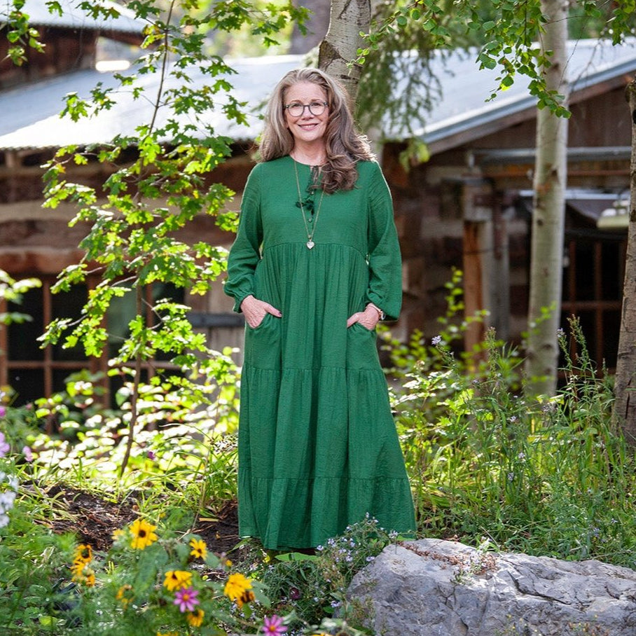 green prairie dress Square Neck Mini in Mint Lace 8 / Slip into effortless elegance with the Concerto Prairie Dress by April Cornell April Cornell Concerto Prairie Dress