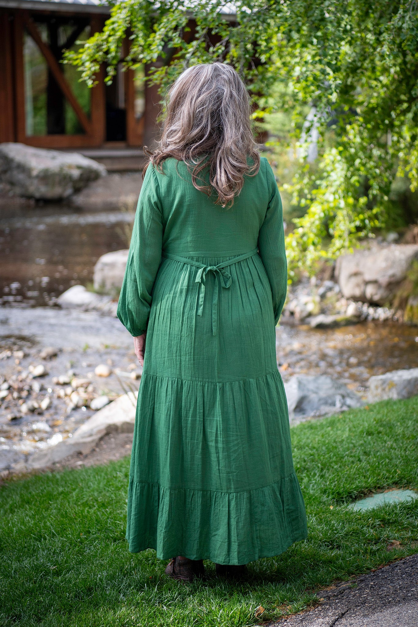 Concerto Prairie Dress in Green