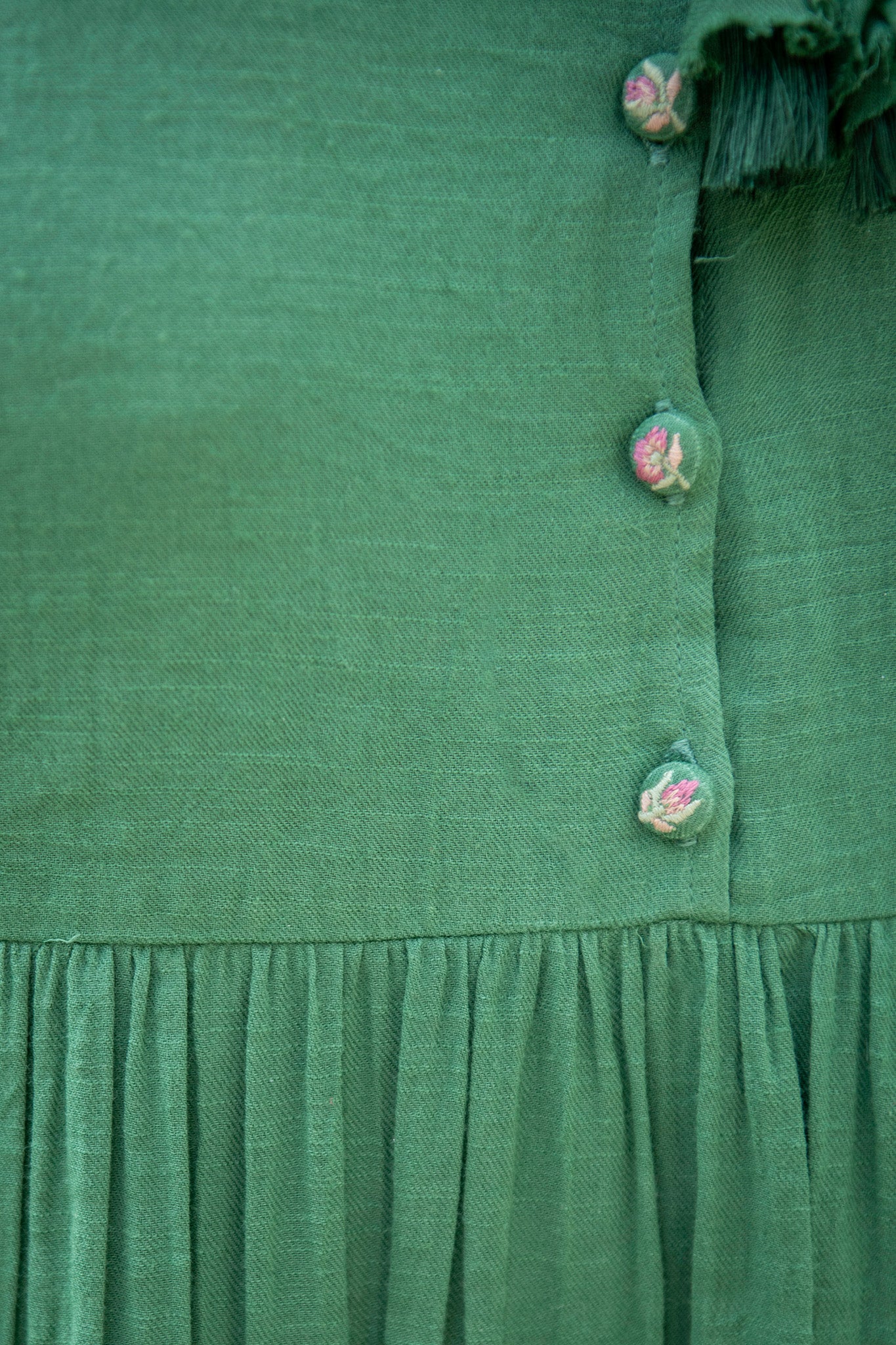 Concerto Prairie Dress in Green