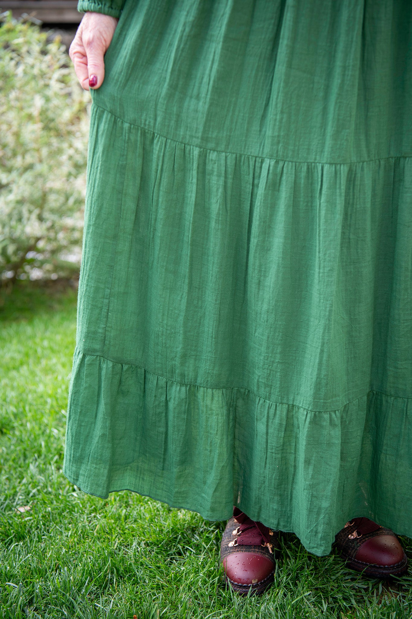 Concerto Prairie Dress in Green