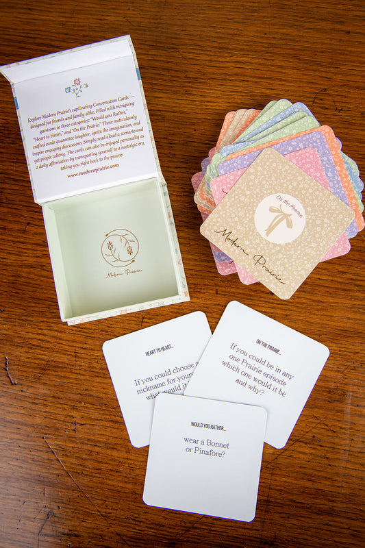 Modern Prairie Conversation Starter Cards