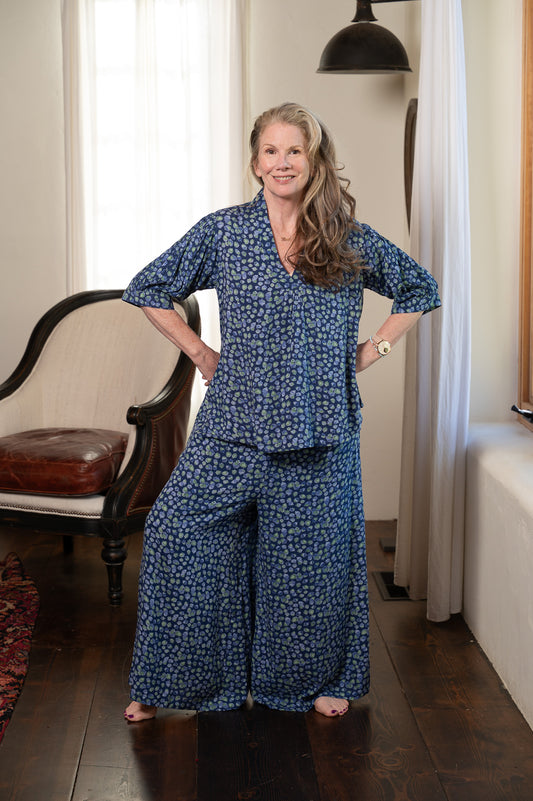 Conflower Fog Pajama Set