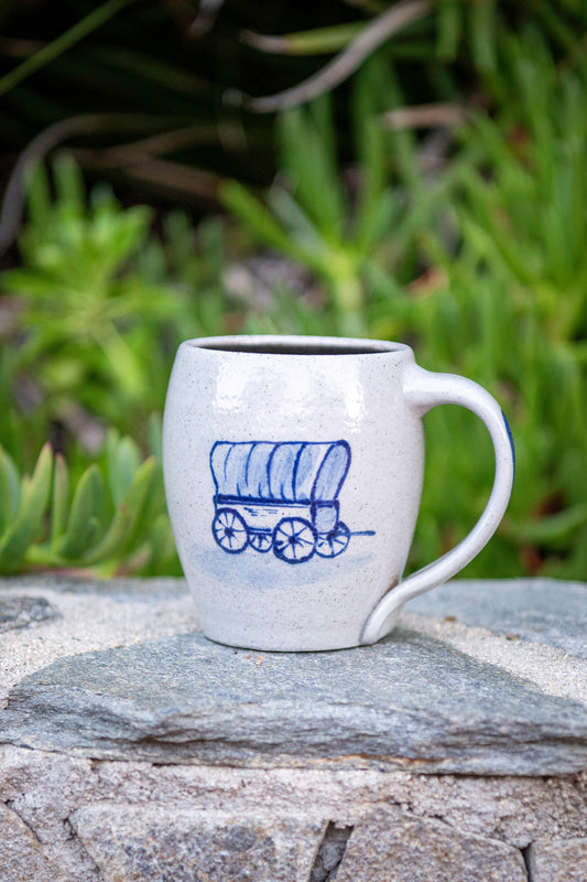 Limited-Edition '50 Years on the Prairie' Cafe Mug - Covered Wagon